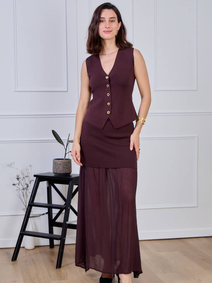 LULUMARY - Wholesale Skirt - Women's - Elegant skirt SK8646