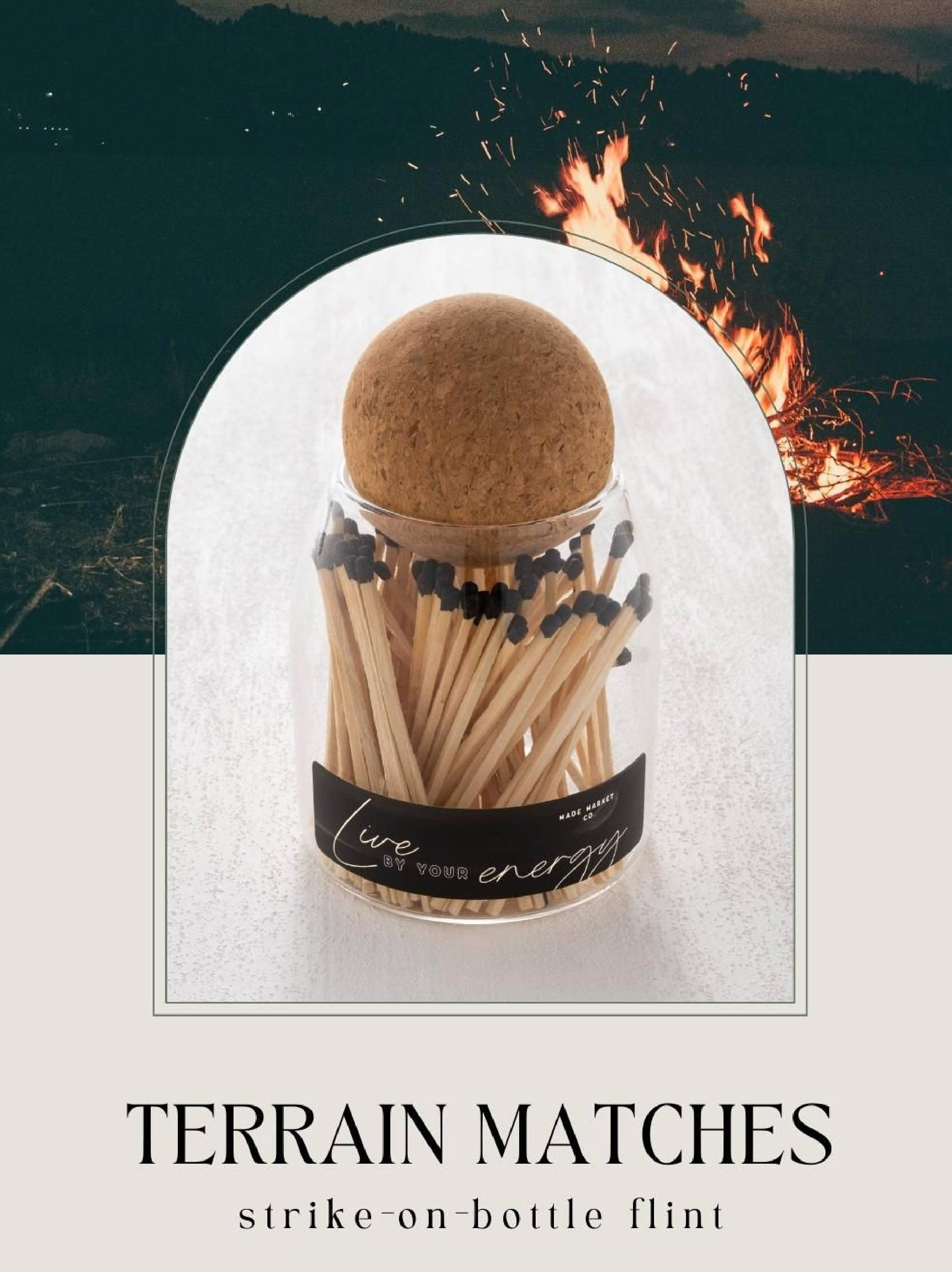 Made Market Co. - Wholesale Matches - Terrain Black Matches1