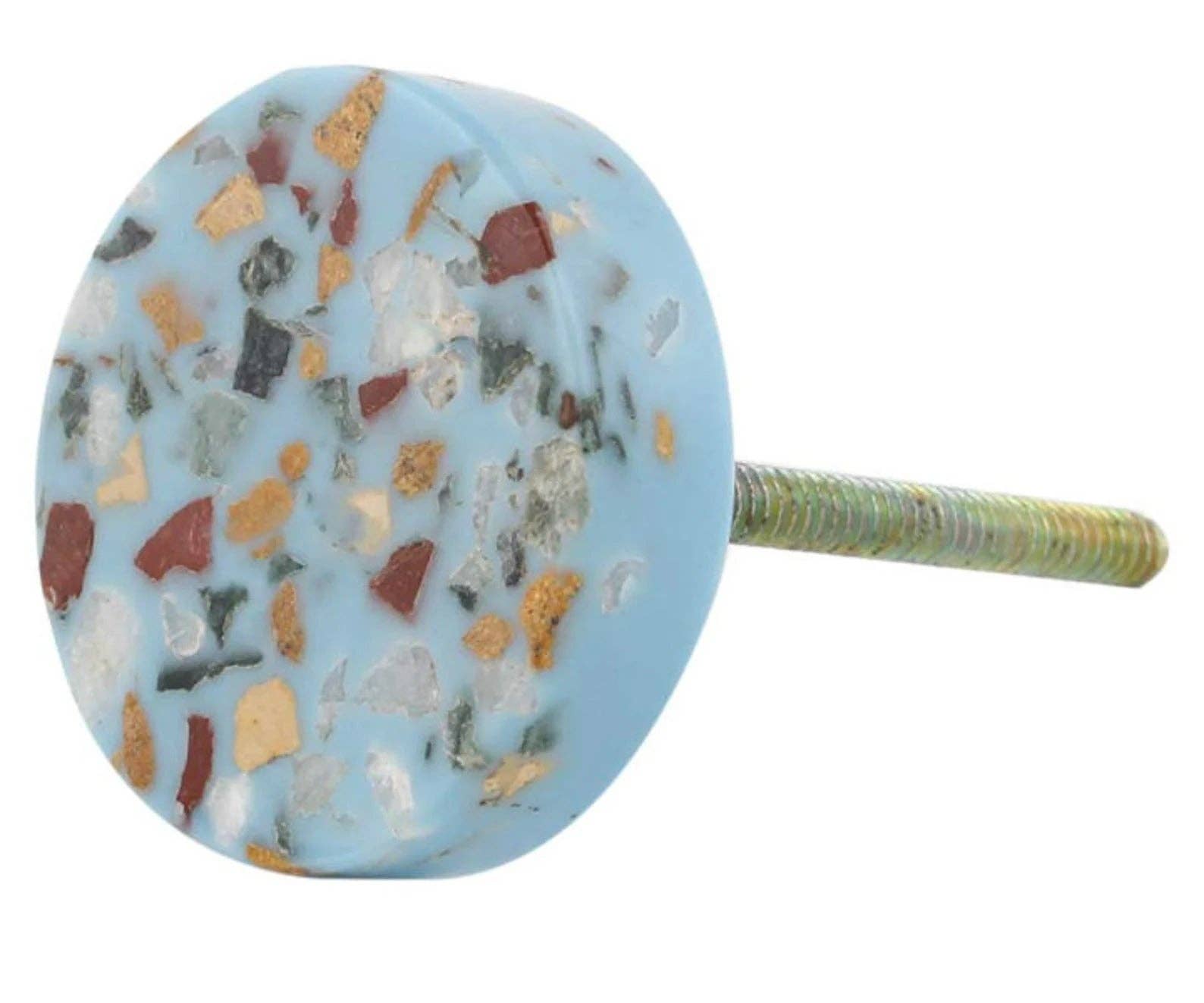 Home Luxe Co – wholesale Knob/pull – Blue Terrazzo Knob0