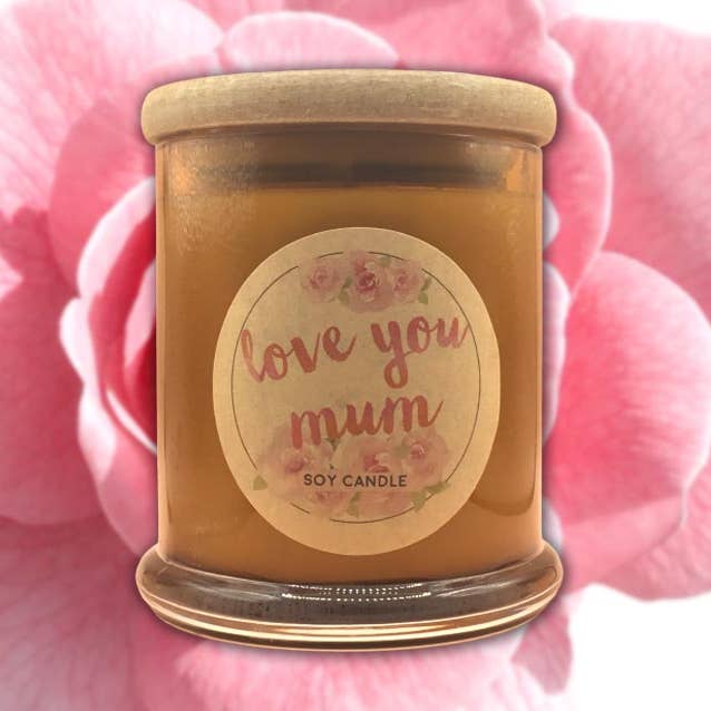 Love You Mum Candle for wholesale by Eclectika Home