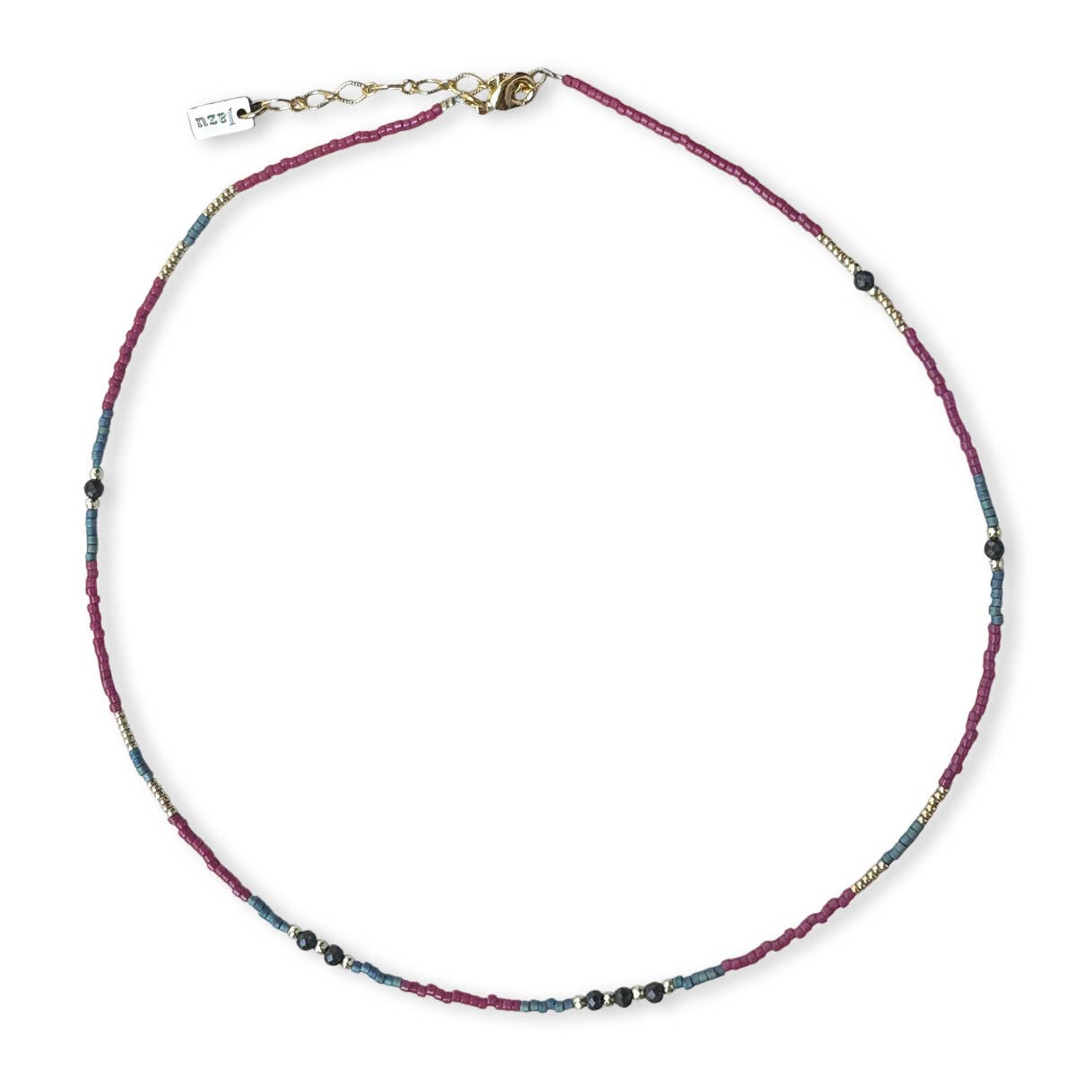 Jazu Jewellery – Colar com abas por atacado – Colares com contas e pedras semipreciosas18