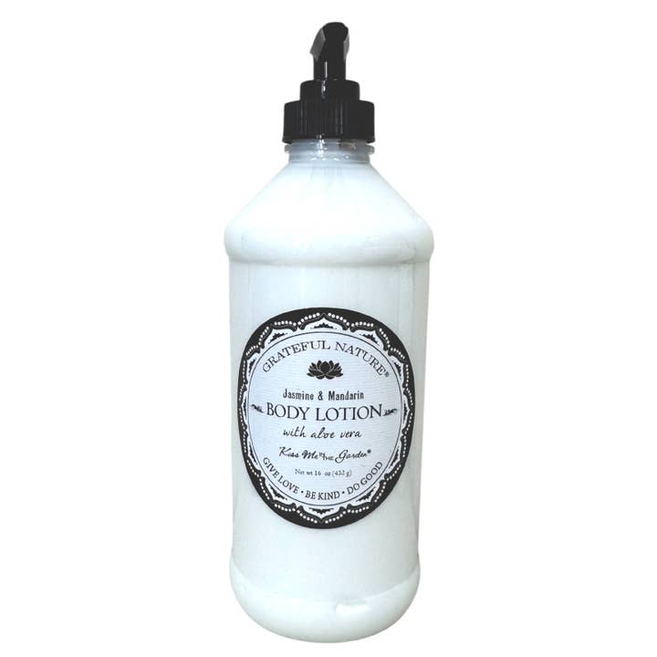 16 oz Grateful Nature Body Lotion for wholesale by Kiss Me in the Garden