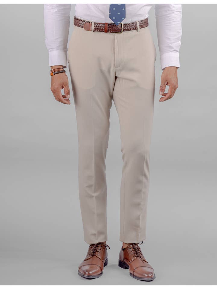 CELOPMAN – wholesale Kostymbyxor - Herr – BEIGE KOSTYMBYXOR