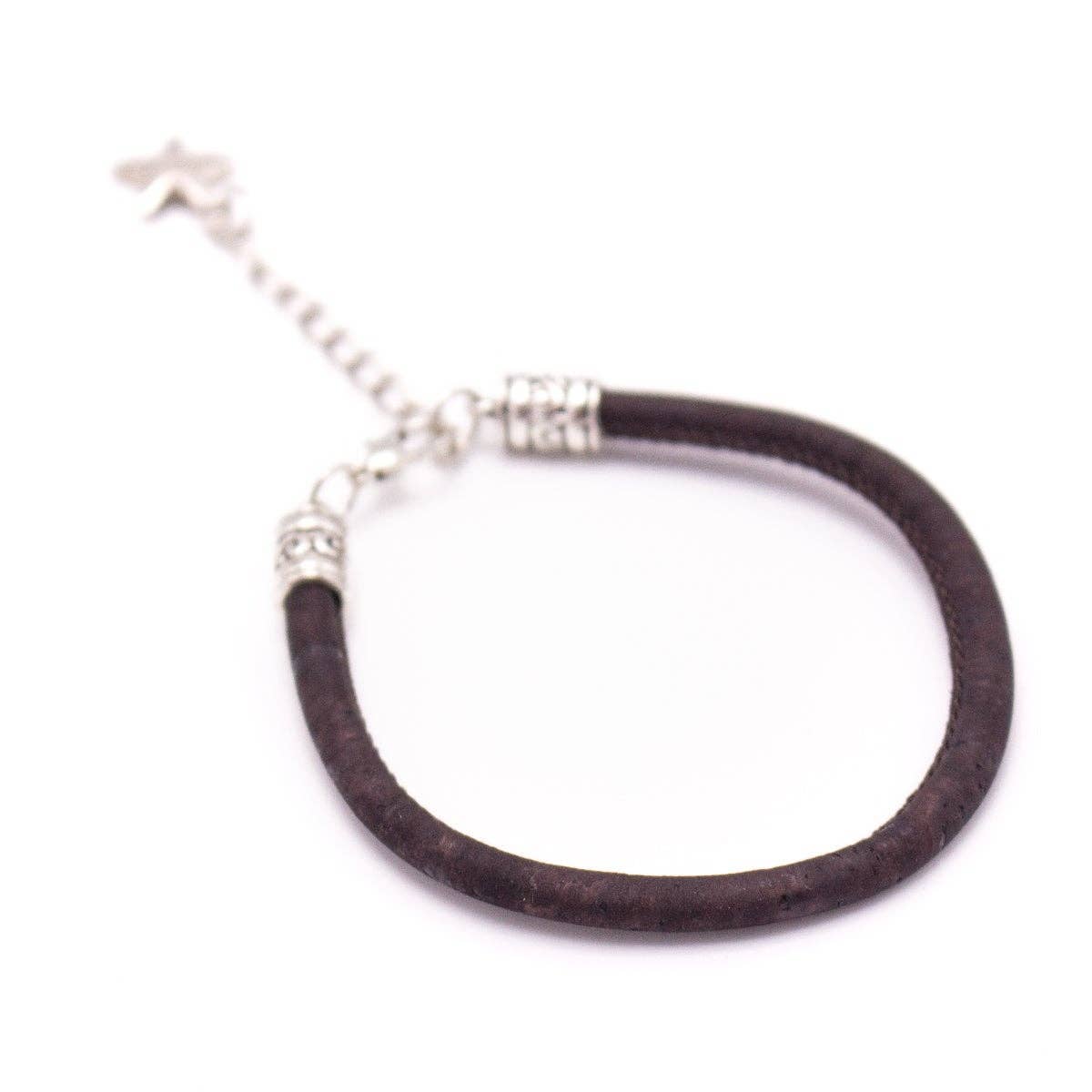 Meninas Bonitas Cork - Wholesale Woven/Braided Bracelet - 10units-Brown Cork Cord Handmade Bracelet Br-01-b-101