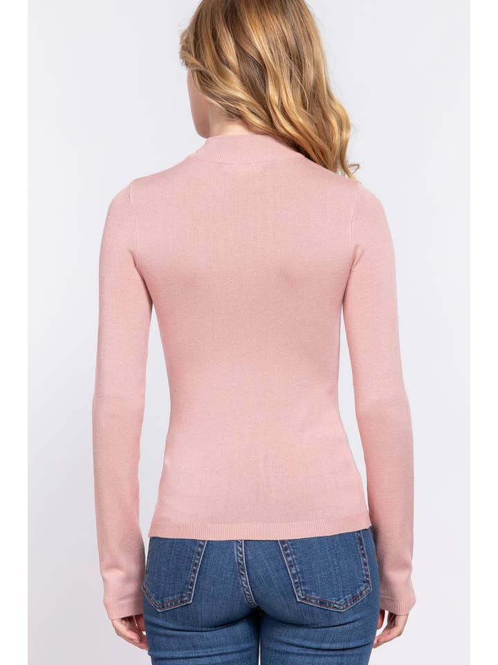 Active Basic | Active USA – Großhandel Strickpullover – Damen – Basic Pullover mit langen Ärmeln und Stehkragen52
