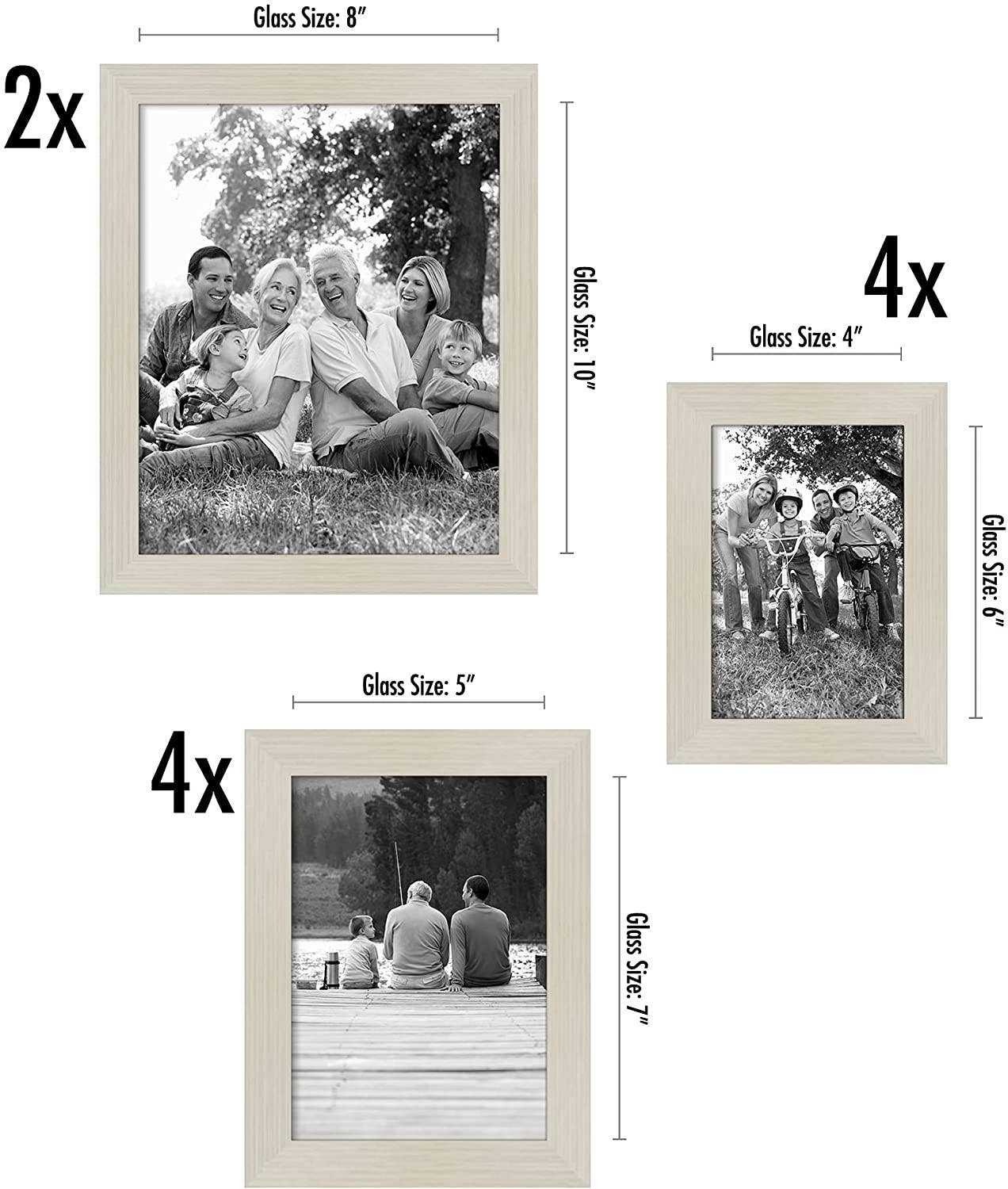 Americanflat - Wholesale Picture Frame - Americanflat Gallery Wall Frame Set (10 Pack)55