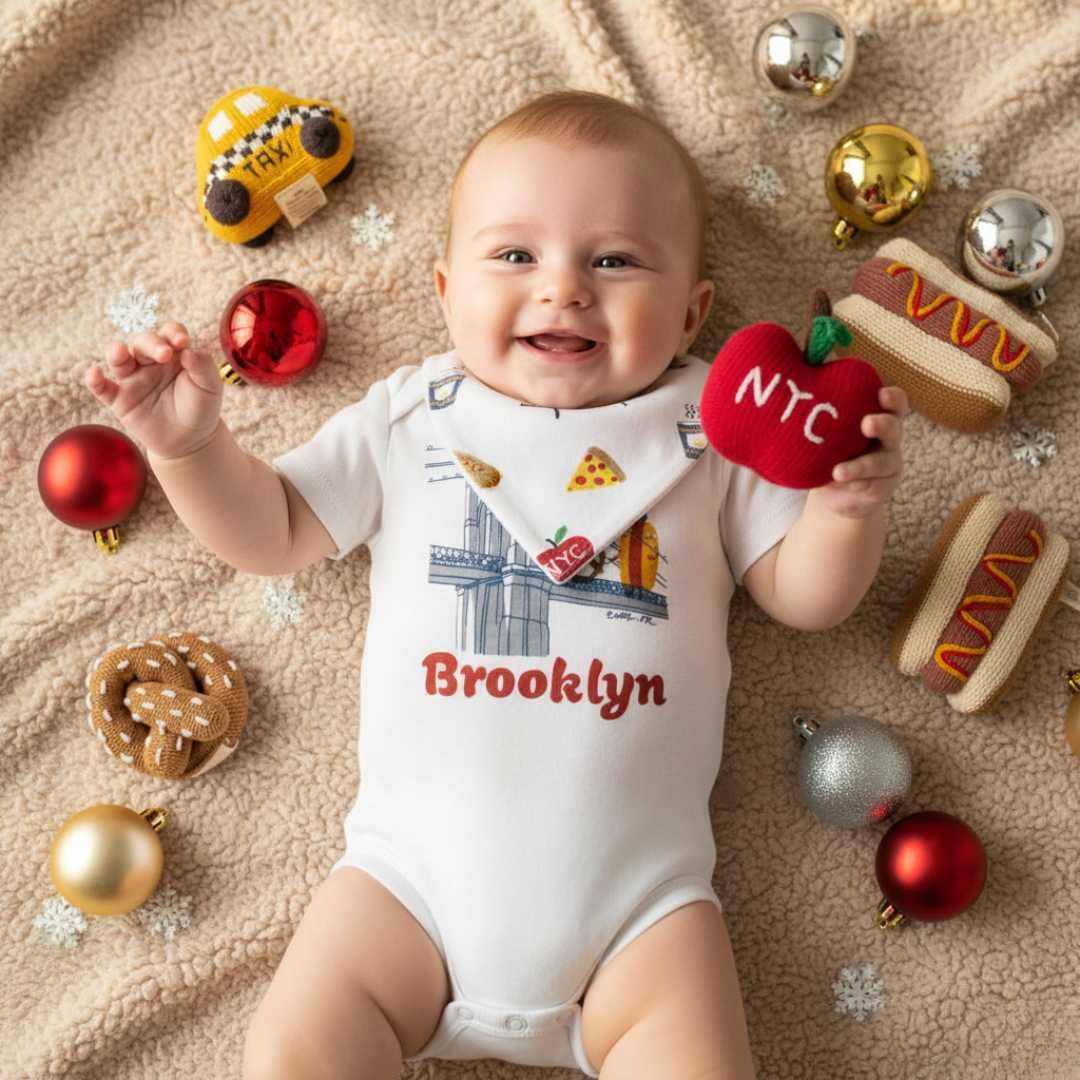 Estella – Bodysuit - Bebé por atacado – Body Orgânico para Bebé com Amigos de Brooklyn1