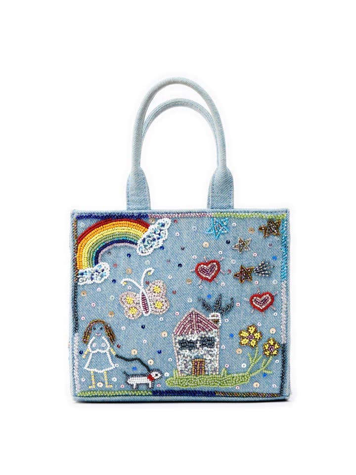 EPIC DENIM TOTE for wholesale by Mirchi by Kim