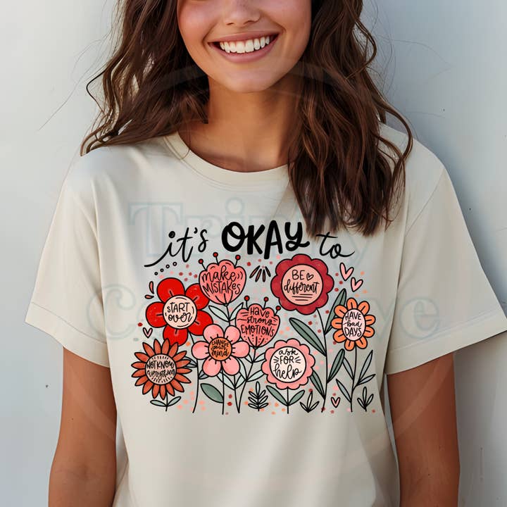 Det är okej | Grafisk T-shirt för wholesale av Trinity Collective LLC