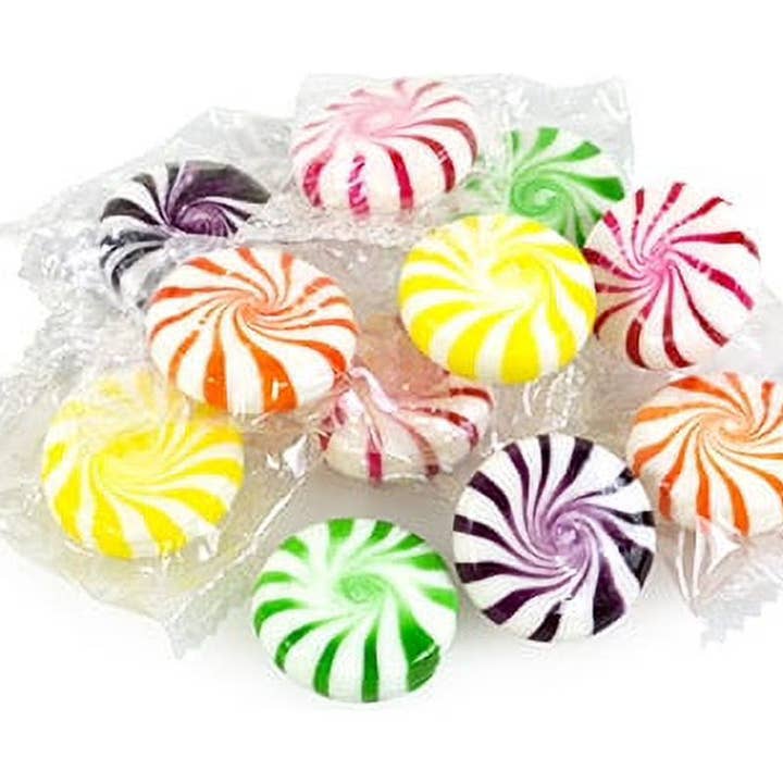 Quality Candy Assorted Fruit Spinners (Starlights) 5lb for wholesale by Royal Wholesale