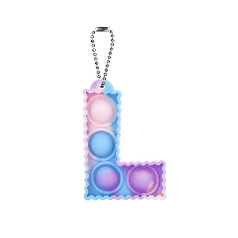 Fidget Toys Plus – wholesale Keychain – Unisex – Letter  Keychain Popper19
