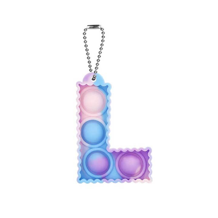 Fidget Toys Plus – wholesale Keychain – Unisex – Letter Keychain Popper19