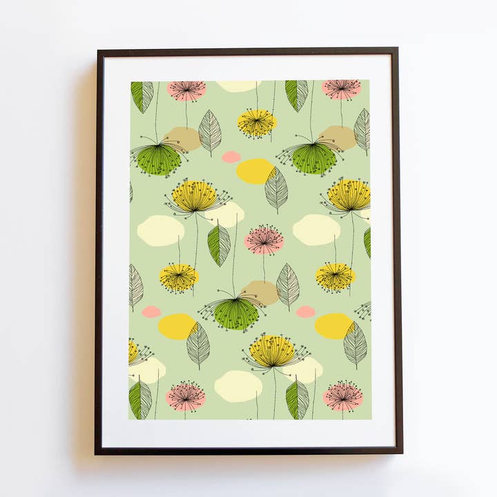 Dandelions Poster A4 for wholesale by AKABE PARIS