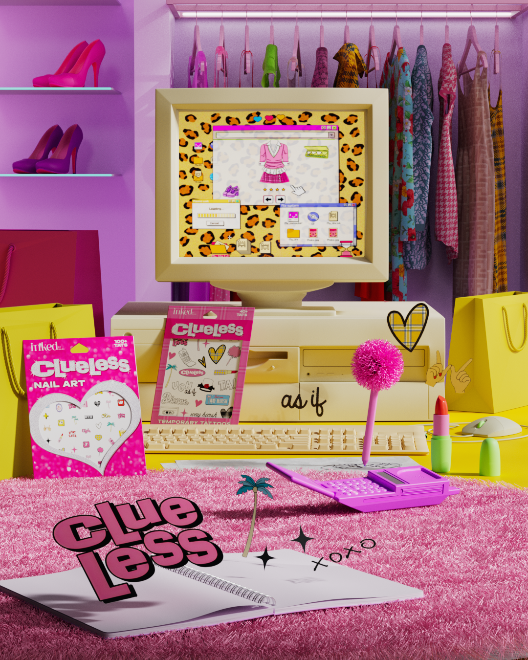 INKED by Dani - Wholesale Nail Art/Decal - INKED by Dani x Clueless: Whatever Nail Art4