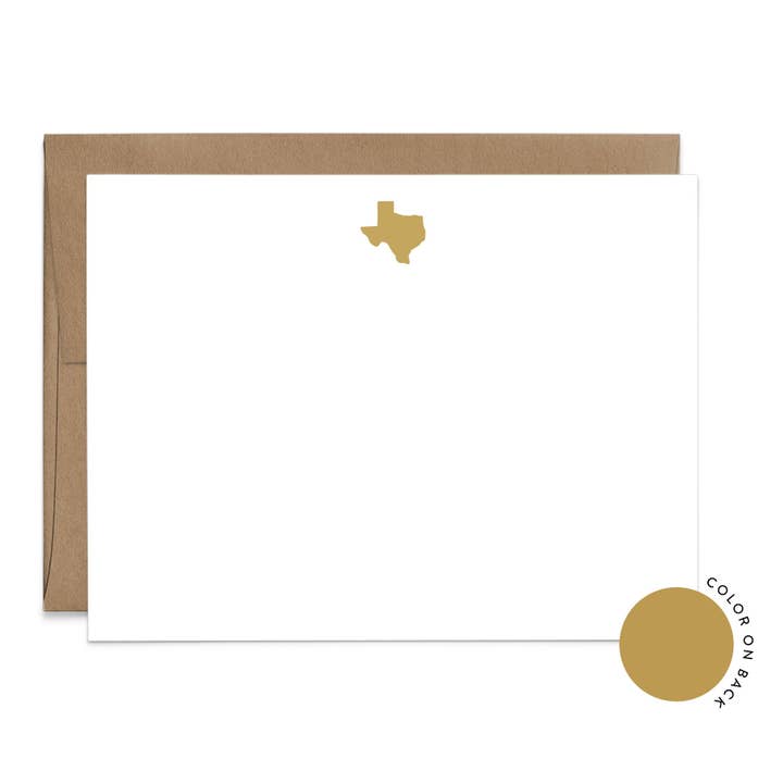 Carte plate Texas : Moutarde pour la vente par The Paper + Craft Pantry