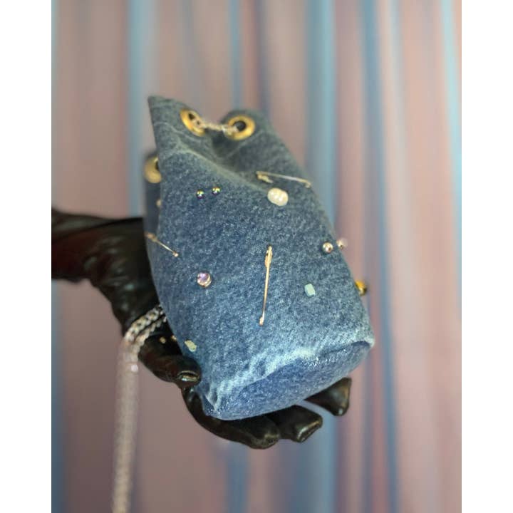 Shop Journal Vintage - Wholesale Crossbody Bag - Women's - Handmade pierced denim pouch bag9