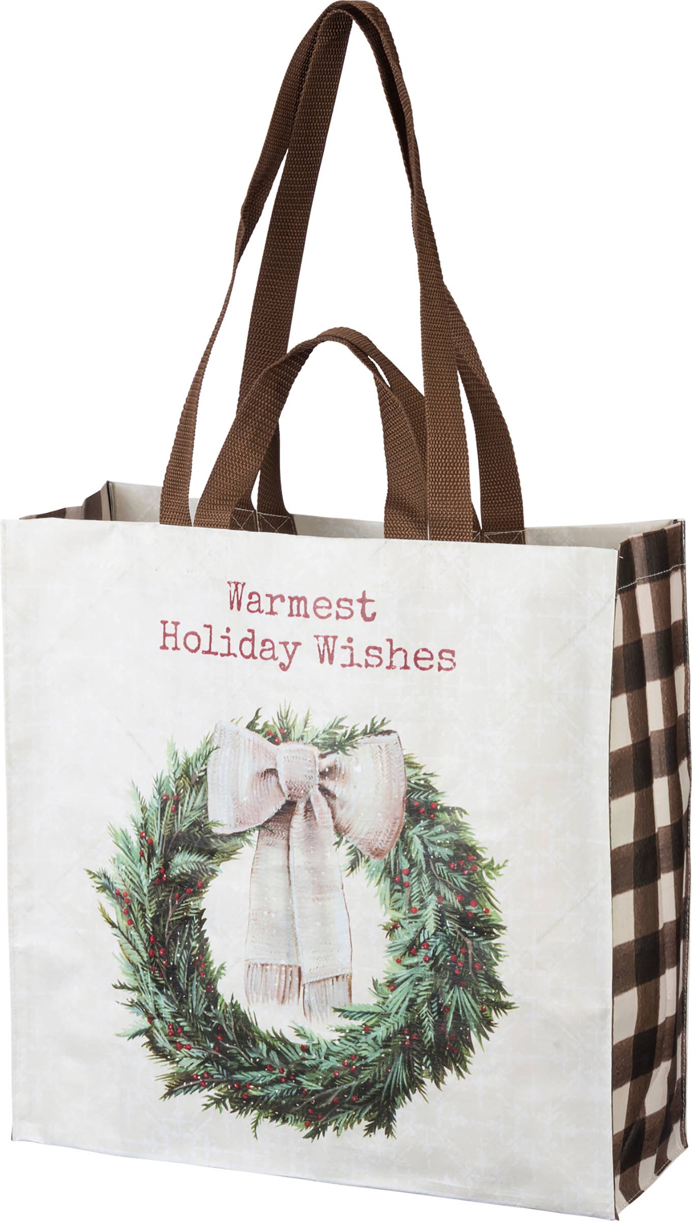 Primitives by Kathy - Wholesale Tote Bag - Unisex - Warmest Holiday Wishes Market Tote2