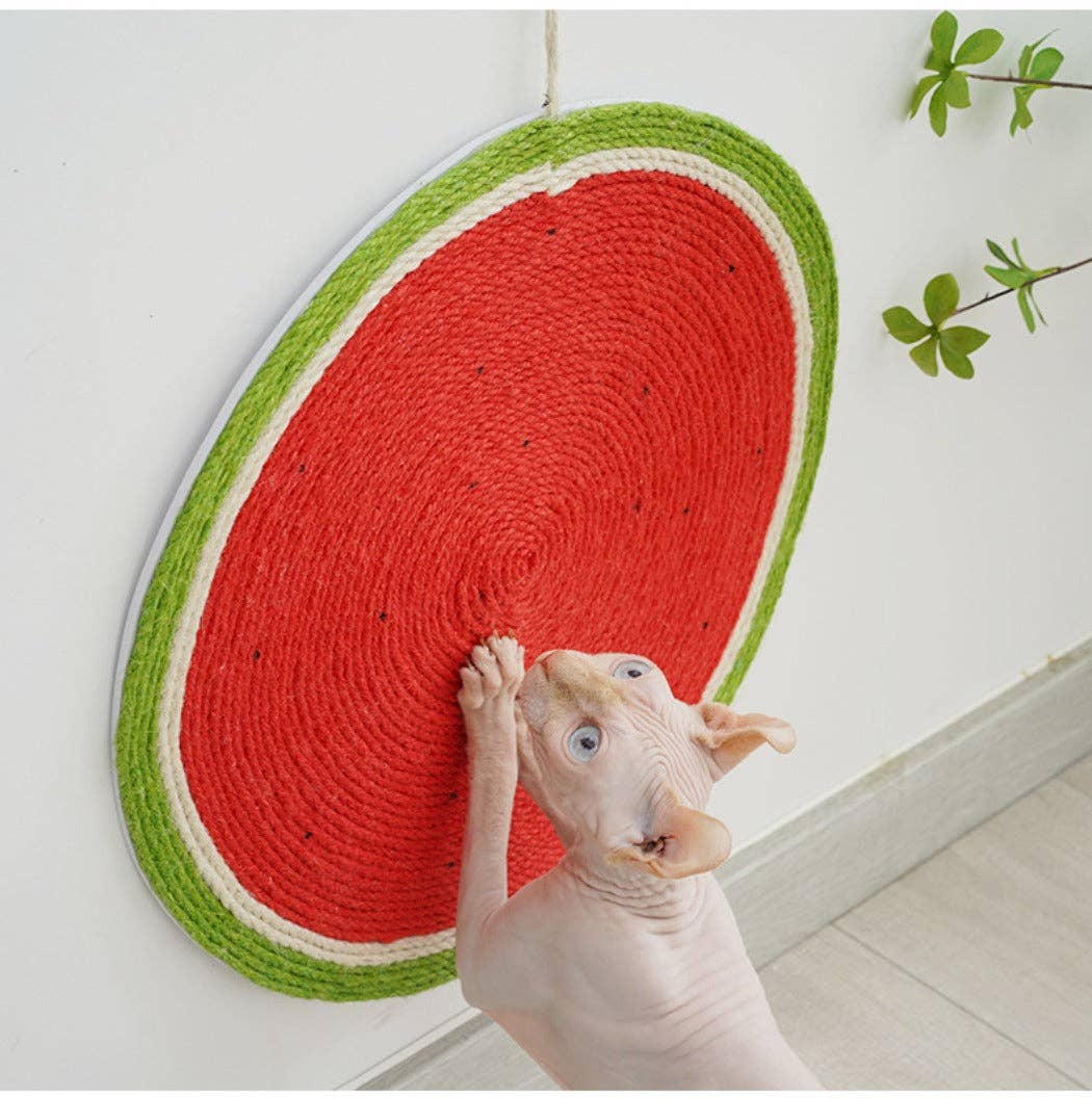 Cheerhunting - Wholesale Pet Scratcher - Cat - Cauli - Watermelon Cat Scratcher Mat2