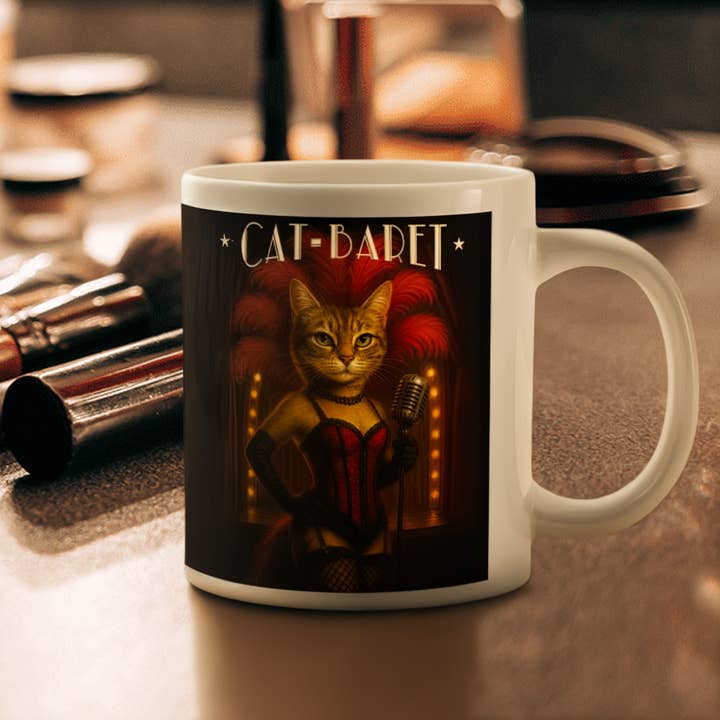 MUG - Chat-Baret pour la vente par CALLVIN