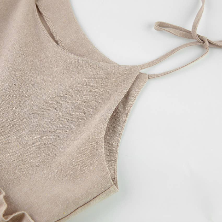 Hope & Sunshine - Wholesale Dress - Women's - Cotton Linen A-Line Sundress7