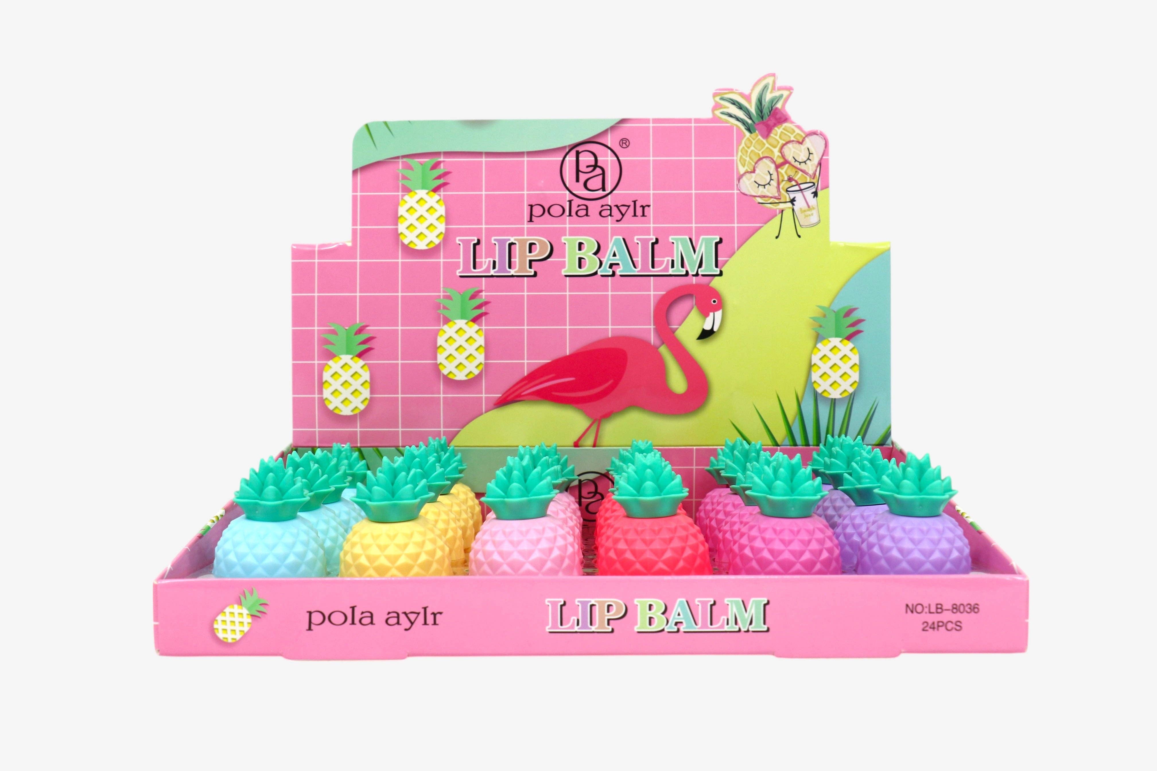 ASSORTI Baume à lèvres à l'ananas LB4319-1 (24PC) en vente sur Faire1