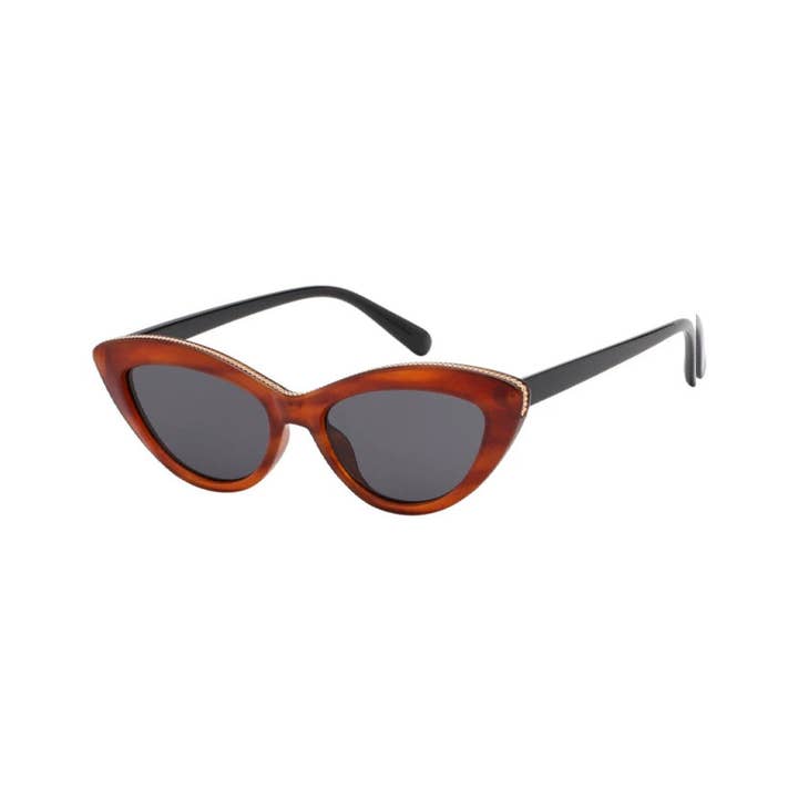 Lunettes de soleil œil de chat léopard marron/noir pour bébé poupée européennes pour femmes unisexes. pour la vente par TiaraBleu