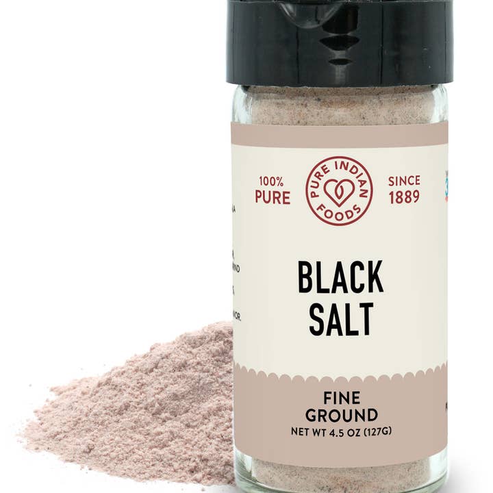 Pure Indian Foods - Wholesale Salt - Black Salt (Indian Kala Namak), Fine Ground