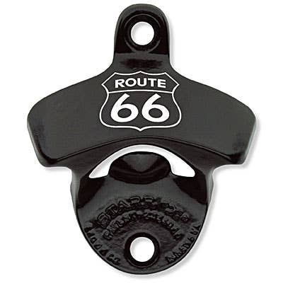 STARR - Wholesale Bottle/Wine Opener - Black 'Route 66' STARR "X" Wall Mount Bottle Opener1