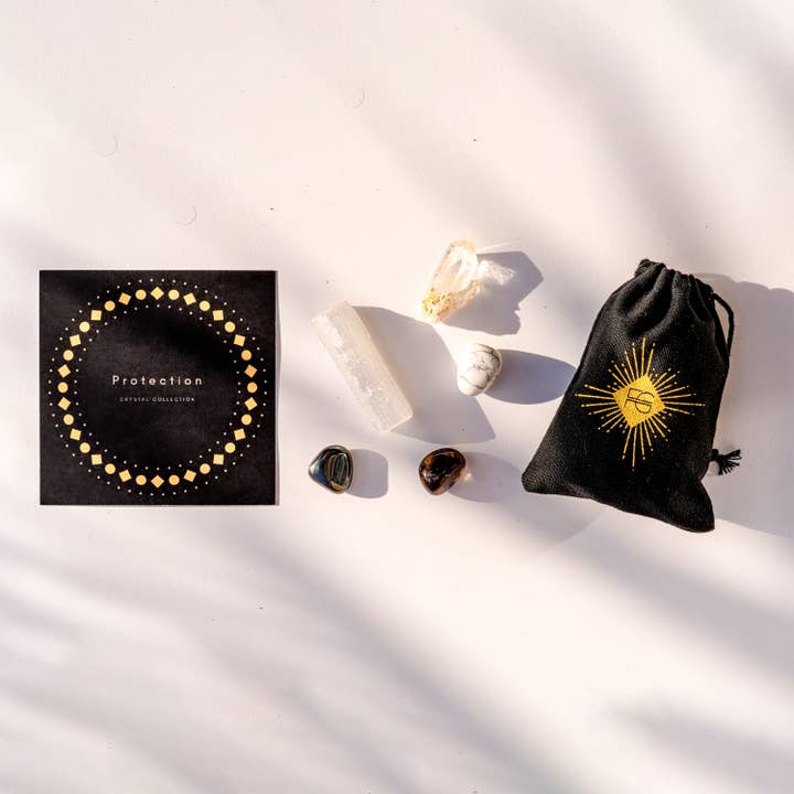 PROTECTION CRYSTAL GIFT SET for wholesale by Fool's Gold Jewellery