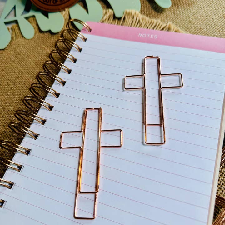 Gospel Gear Co - Wholesale Bookmark - Jumbo Cross Bookmark Paperclips2