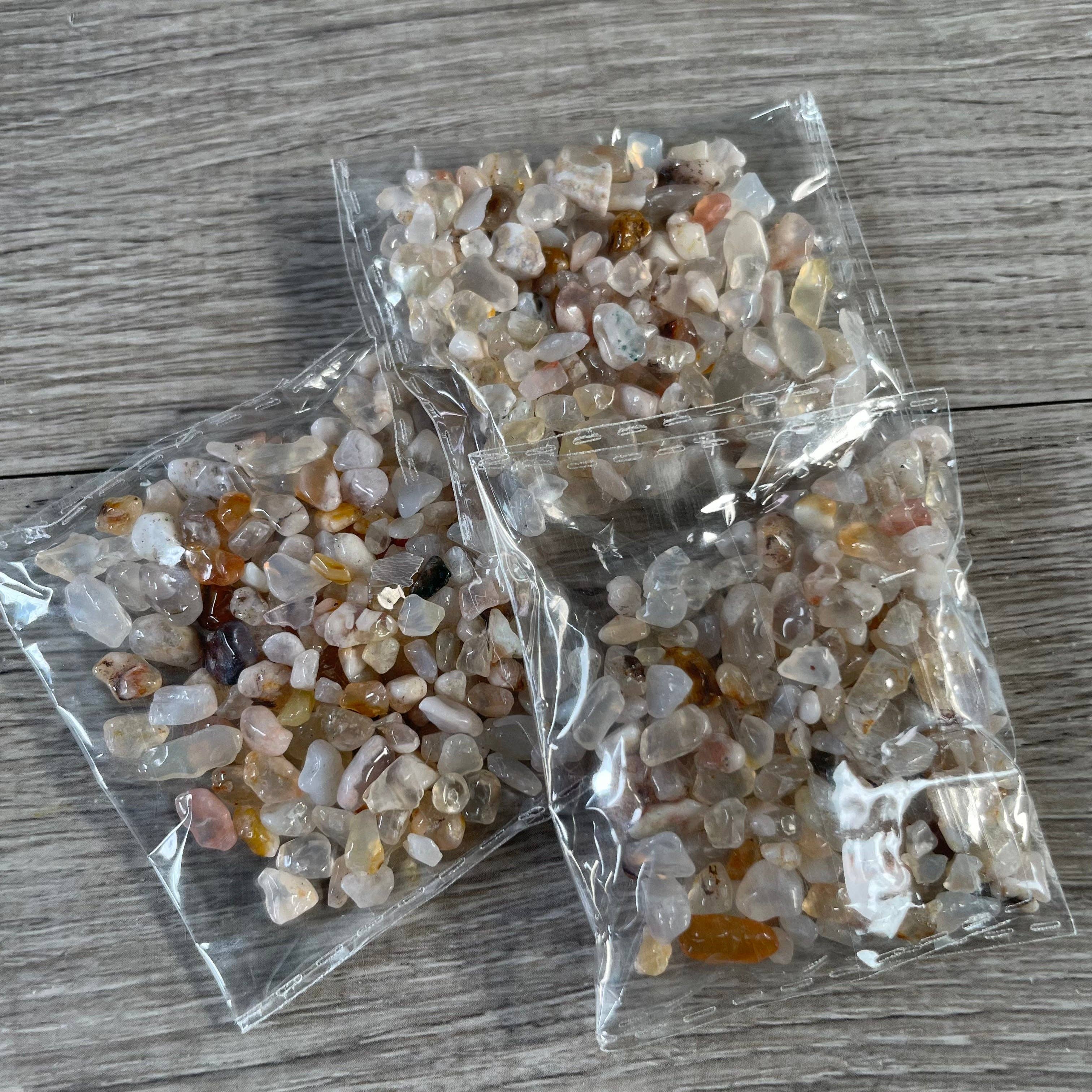 Keystone Crystals - Vendita all'ingrosso Pietra/cristallo spirituale - Mini chips di pietre preziose sfuse – sacchetto da 25 g di cristalli per artigianato6