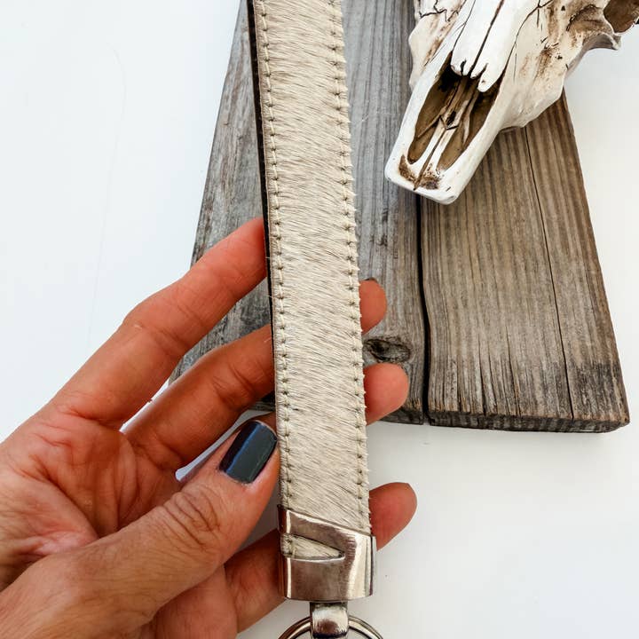 Boho Ranch Shop - Wholesale Keychain - Women's - Western Hair On Cowhide Keychain1
