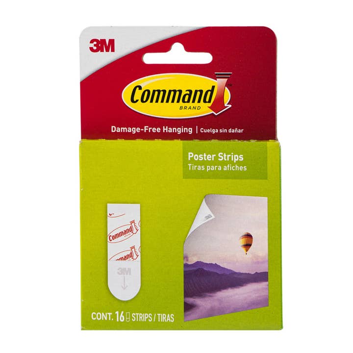 Deluxe Import Trading - Wholesale Wall hook - POSTER STRIPS 16ct COMMAND