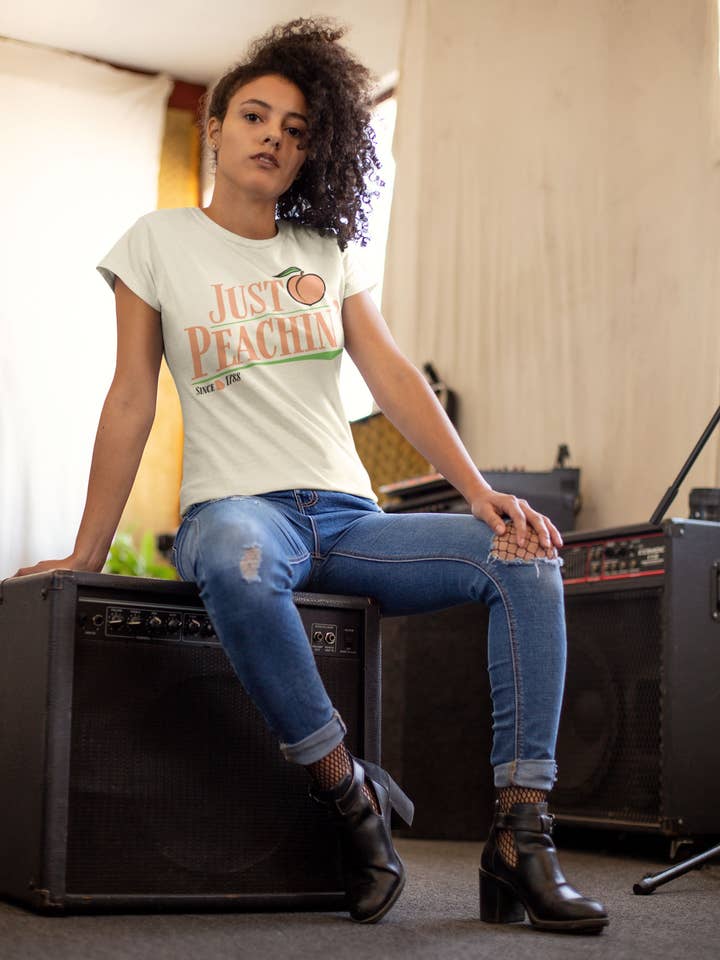 Just Peachin' Tee for wholesale by Shirts Like Mine