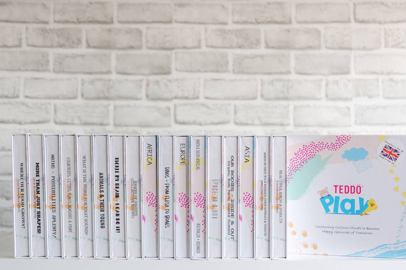 Teddo Play – Großhandel Lernkarten – Kind & Baby – Multi-Bundle mit 13 Lernsets Lernspiele für Kinder1