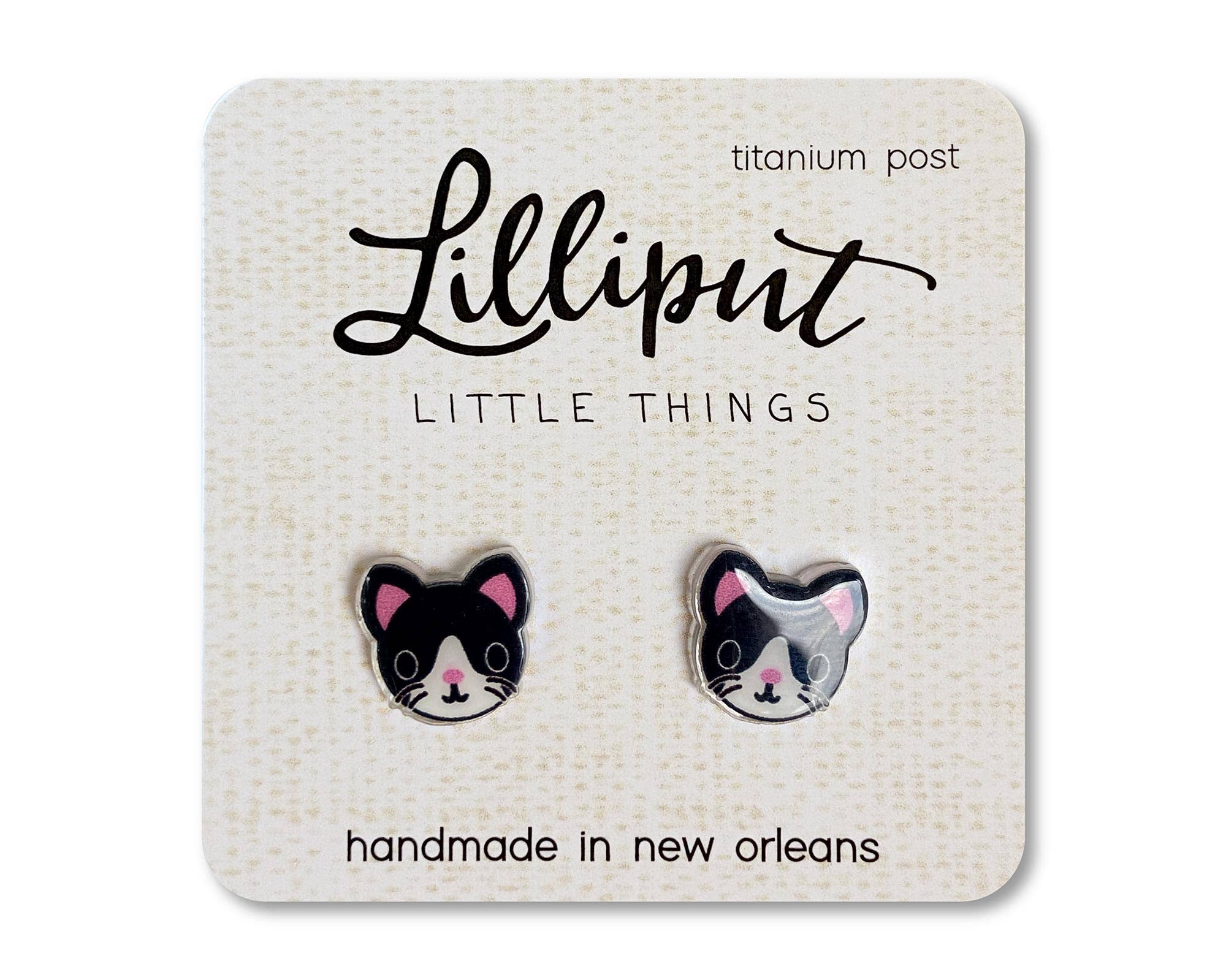 Lilliput Little Things - Wholesale Stud/Post Earrings - Kitty Cat Earrings 5