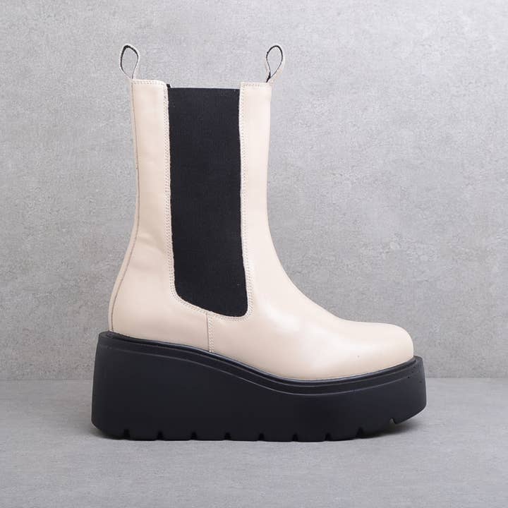 KMB Shoes - Wholesale Chelsea Boots - Women's - Jena Sand4