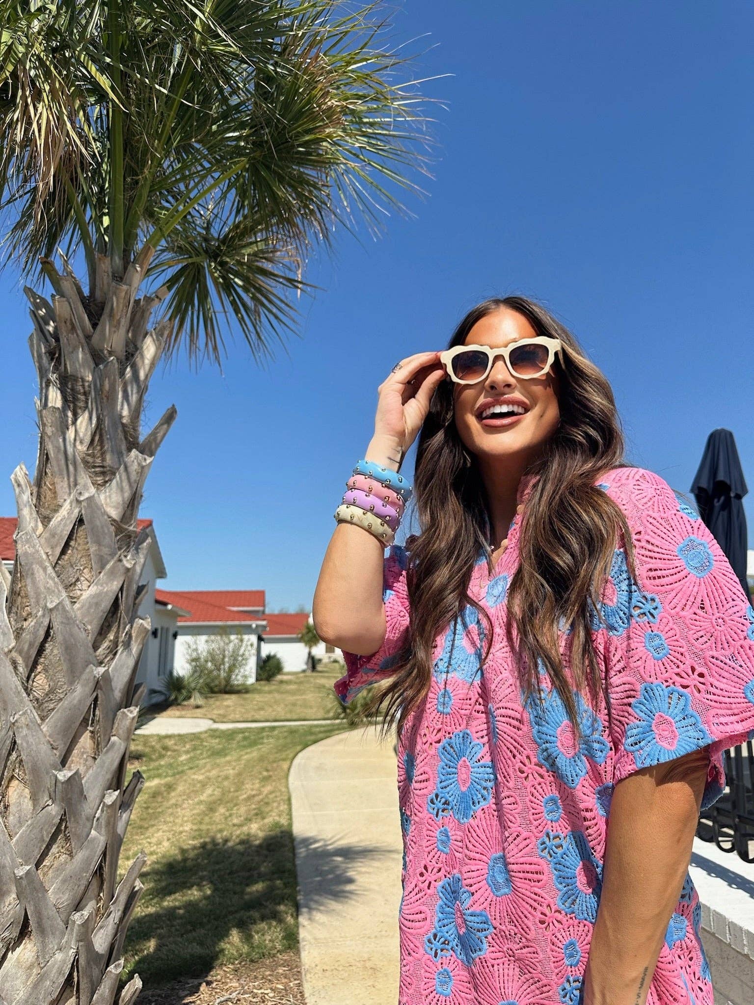 Lulu Petal Pink Mini Dress for wholesale on Faire4