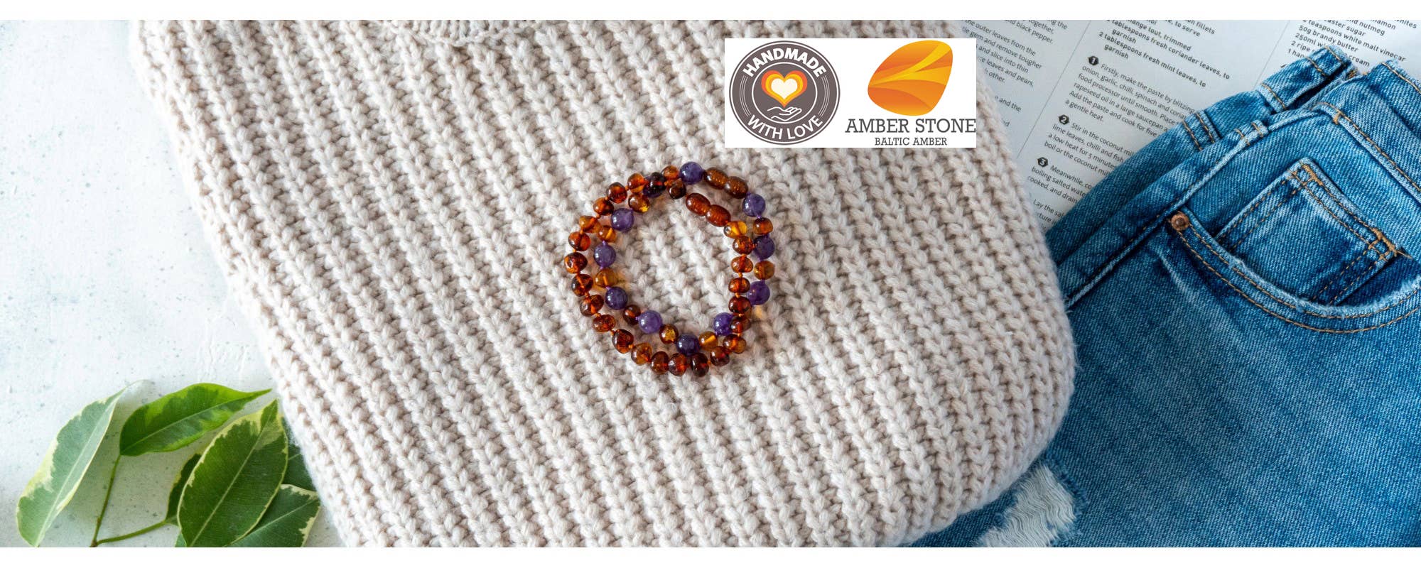 Amber Stone – Engroshandel Perlearmbånd – Barok Baltic Amber Armbånd 1791