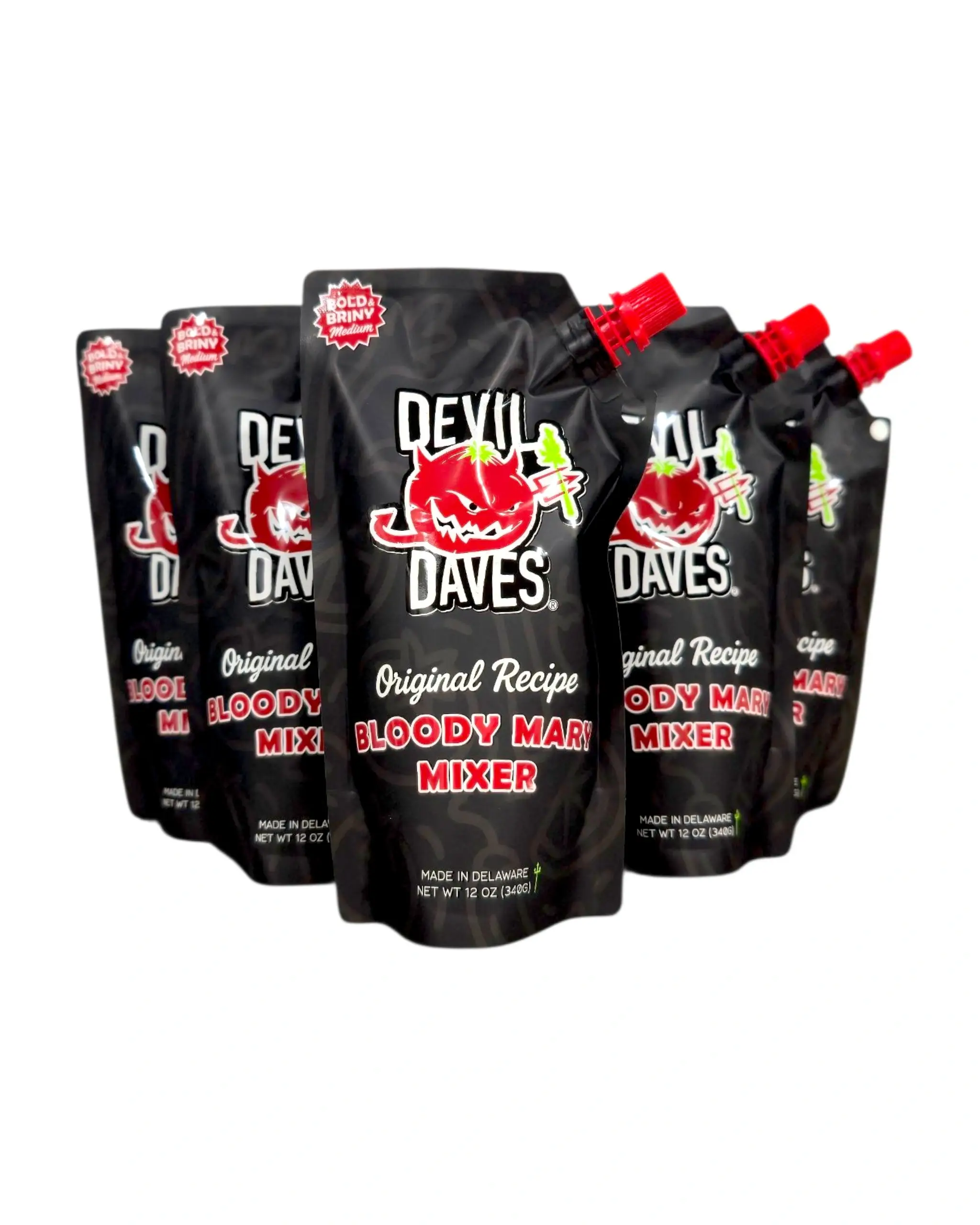 Devil Daves Bloody Mary Co - Wholesale Cocktail Mix/Syrup - Devil Daves Bloody Mary Mixer | 12 Oz Spouted Pouch2