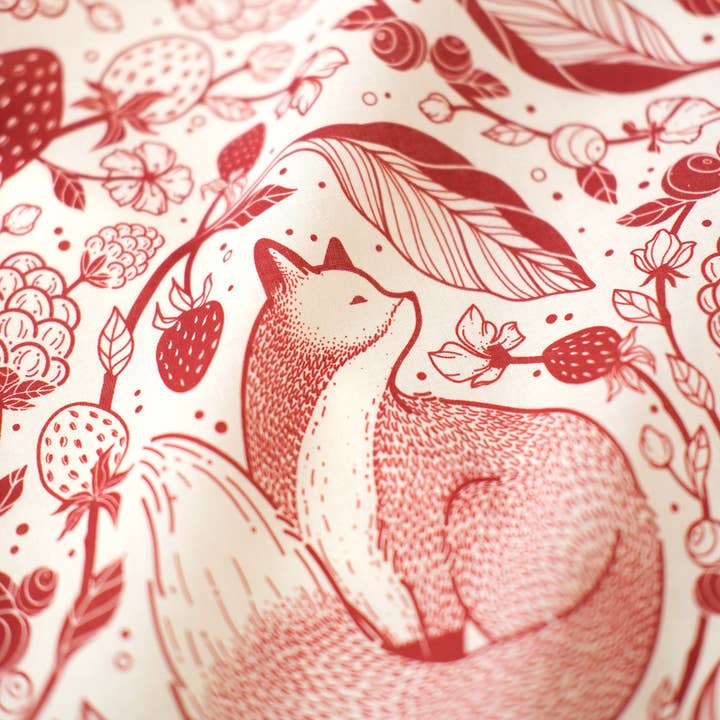 Fox&Berry Bandanascarf (Off-white) 22"x22" för wholesale av sol&mar art co.