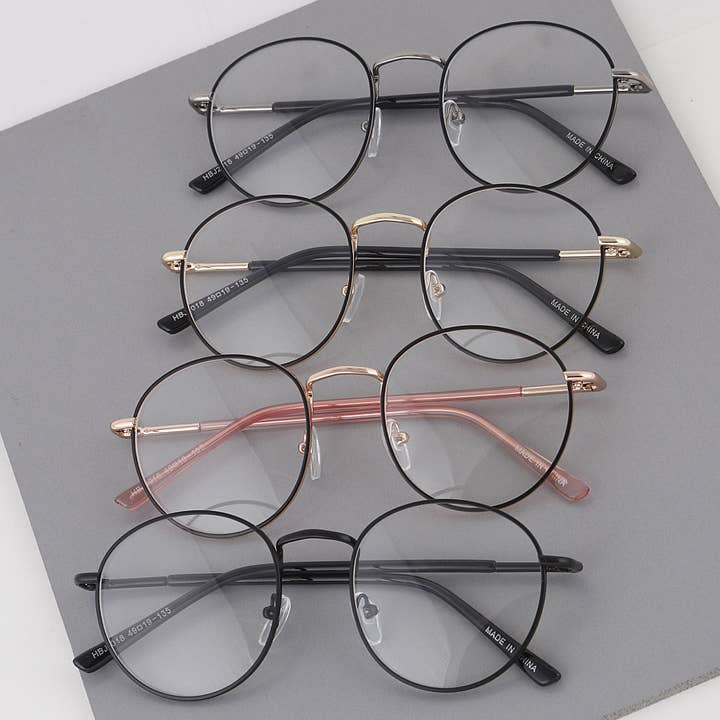 Occhiali rotondi con struttura in metallo per la vendita all'ingrosso da parte di 3AM BY H&D ACCESSORIES