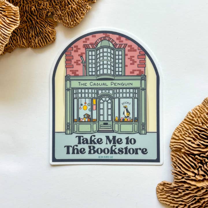 Bean Horse Car Designs - Wholesale Sticker - Take Me To The Bookstore Sticker1