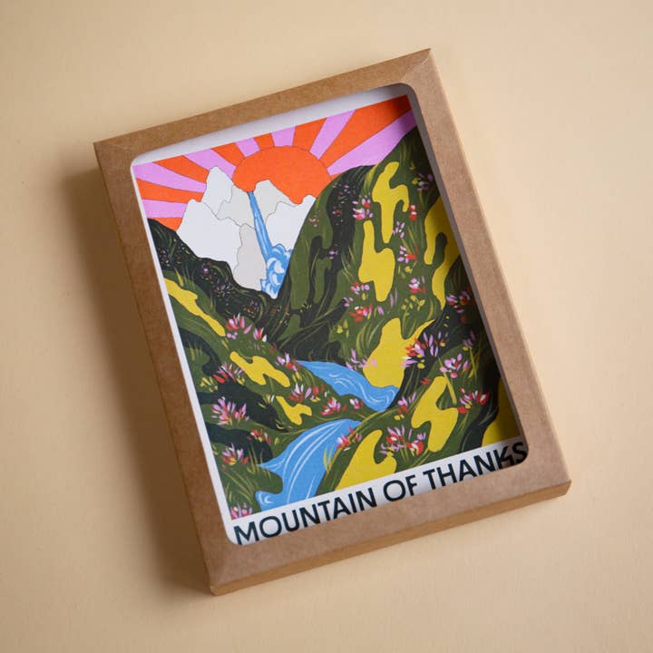 Card Set: Mountain Of Thanks Card for wholesale by Tender Loving Empire