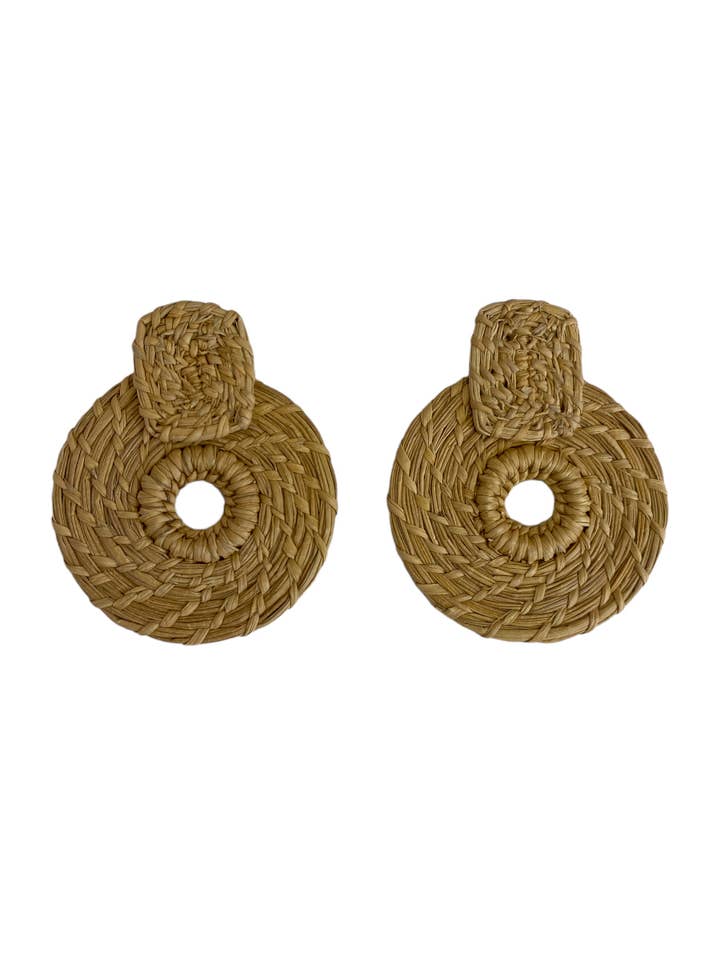 Circle Post earrings, solid for wholesale by Ochabe