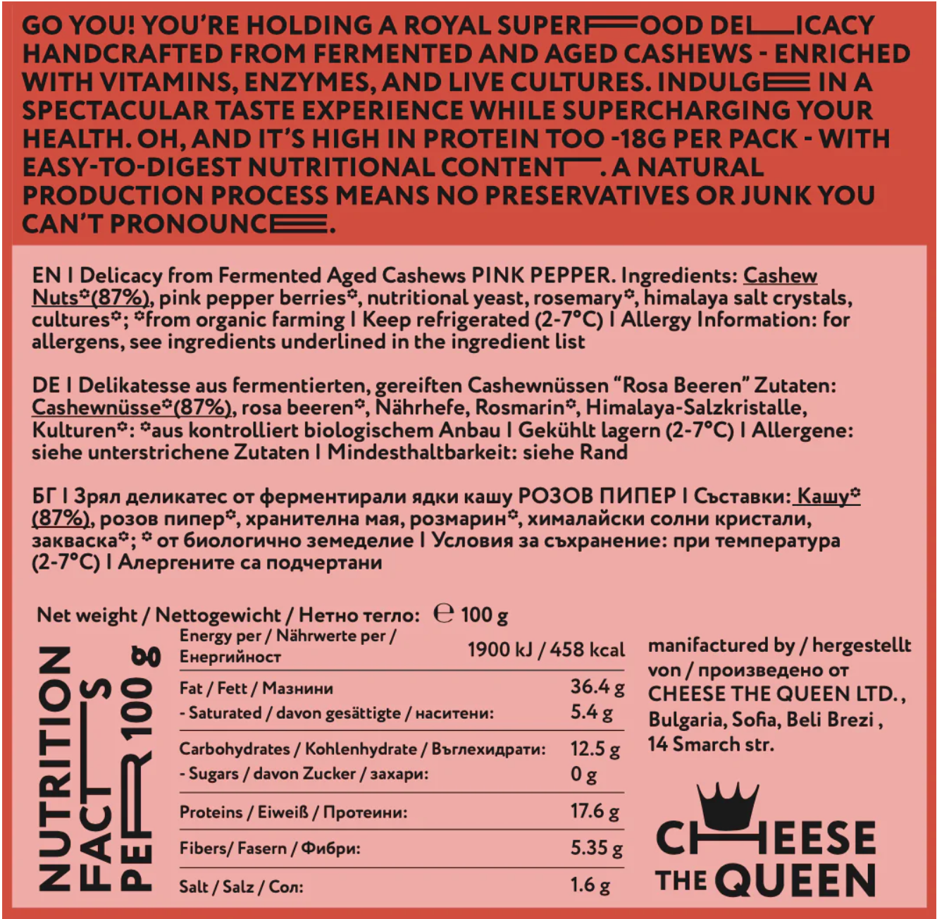 CHEESE THE QUEEN – wholesale Nuts – Tasting Box: Try all! Variety of 6 Superfood Delicacies20