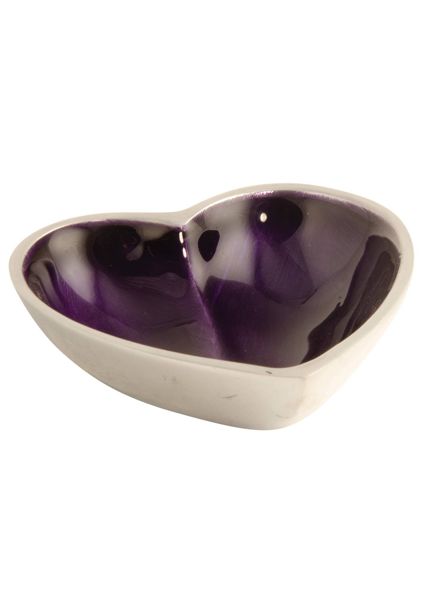 Namaste - Vente Assiettes/plats/bols de décoration - Plat en forme de cœur en aluminium recyclé2