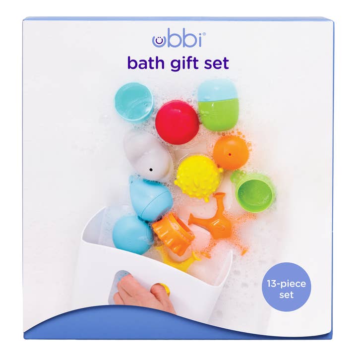 Ubbi - Wholesale Bath Toy - Baby - Bath Time Essential Gift Set, Includes Drying Bin & 11 Toys7