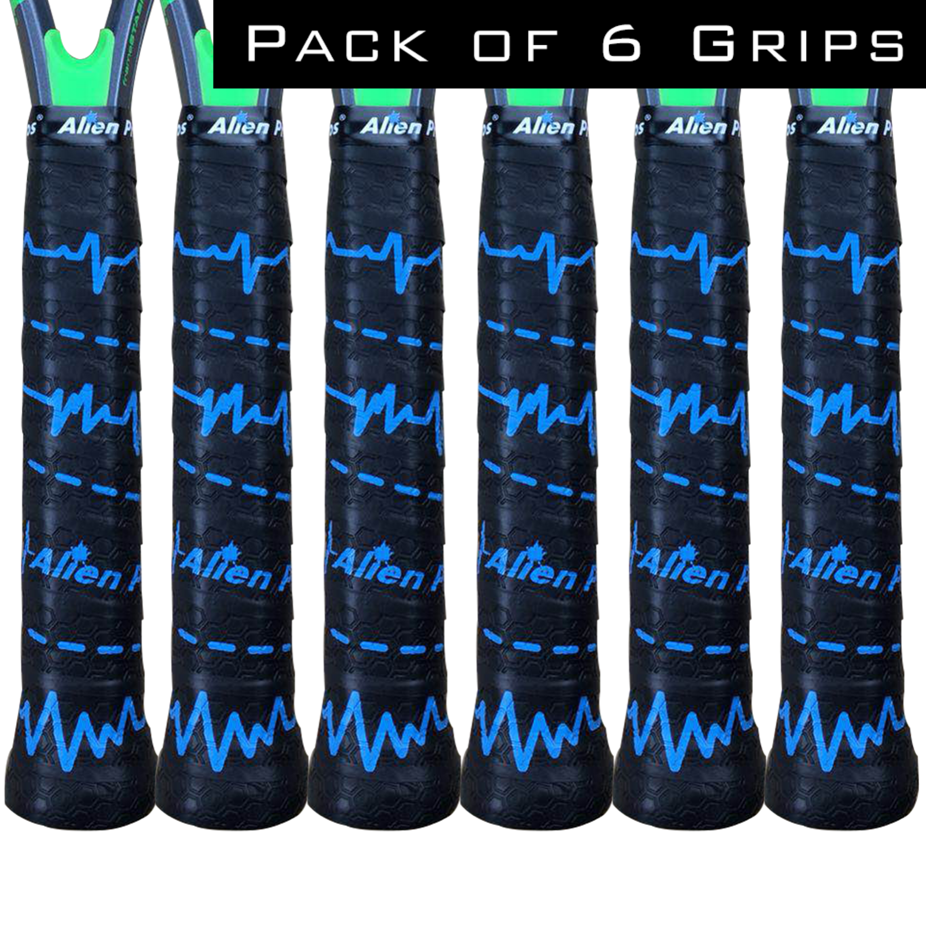 Alien Pros - Wholesale Sporting Accessories - [US] Alien Pros Tennis Racket Grip Tape C-Tac (6 Grips)9
