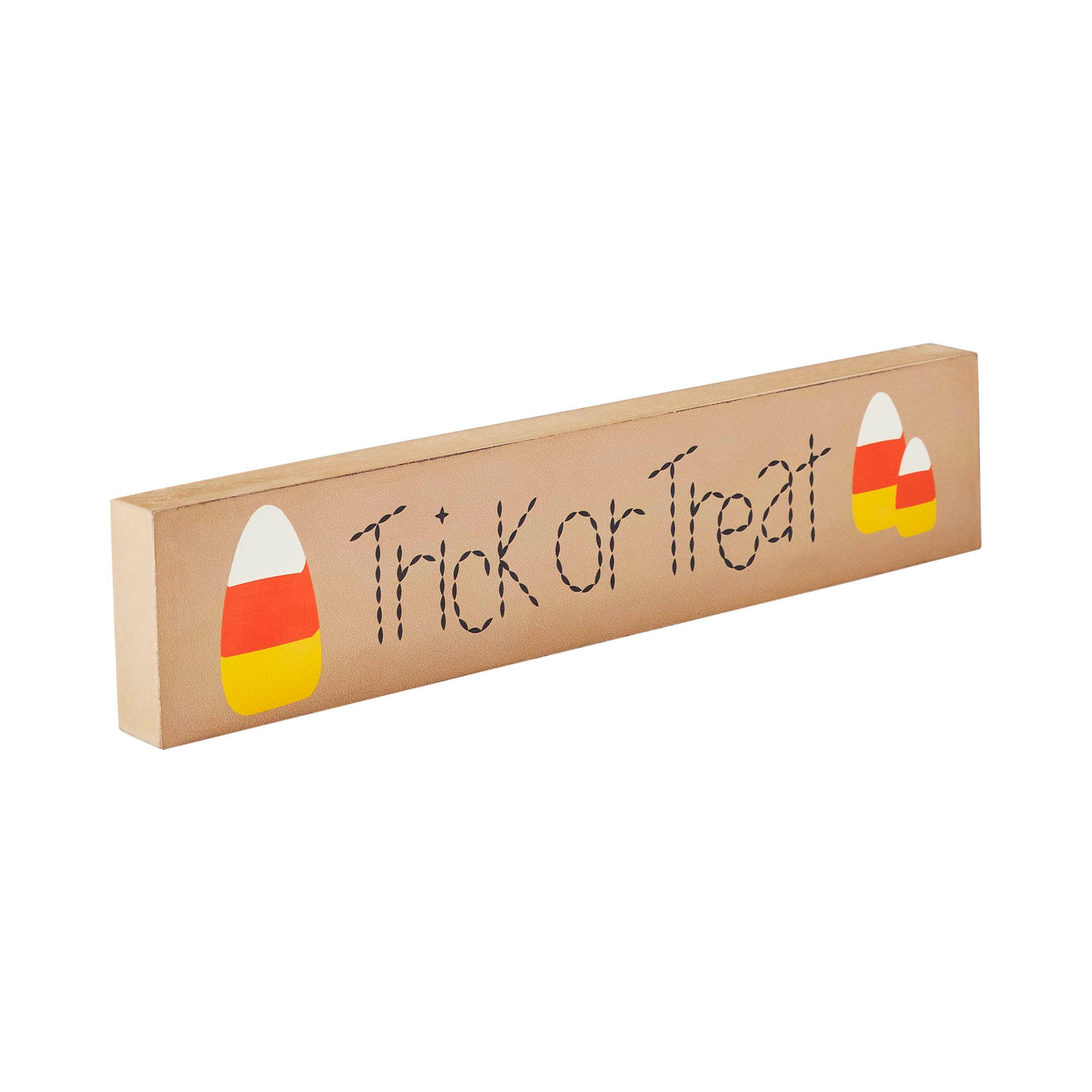 VHC Brands - Wholesale Sign - Halloween Trick or Treat Candy Corn MDF Wall Decor Sign Festive Fall Accent5